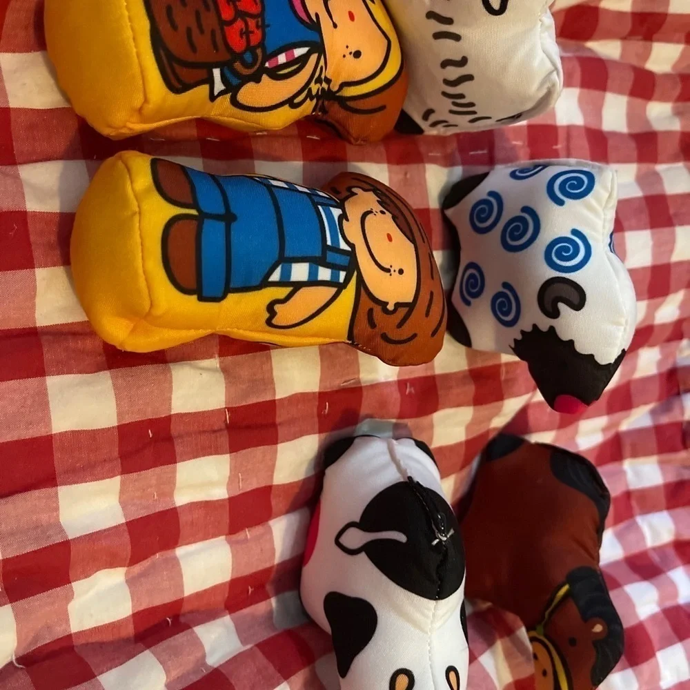 Melissa & Doug K's Kids Take-Along Farm - Replacement People & 4 Farm Animals
